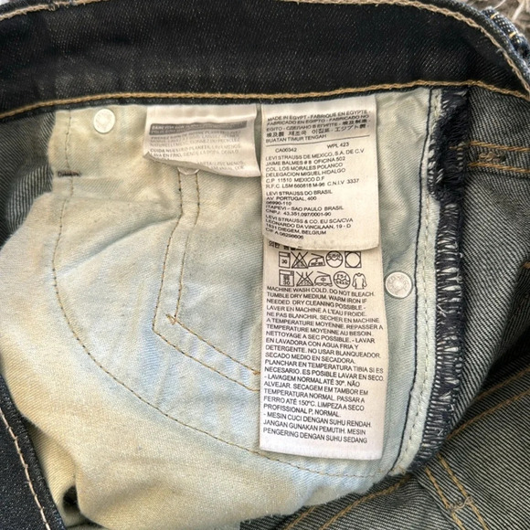 Levi’s 510 dark denim vtg jeans size 30 x 32 fit women’s 8-10 - Picture 11 of 12